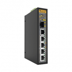 Switch Industrial PoE No-Administrable de 5 Puertos 10/100/1000 Mbps (