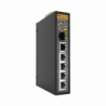 Switch Industrial PoE No-Administrable de 5 Puertos 10/100/1000 Mbps (