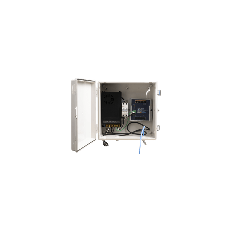 Switch para exterior / 8 puertos Gigabit con 4 puertos PoE 802.3at / P