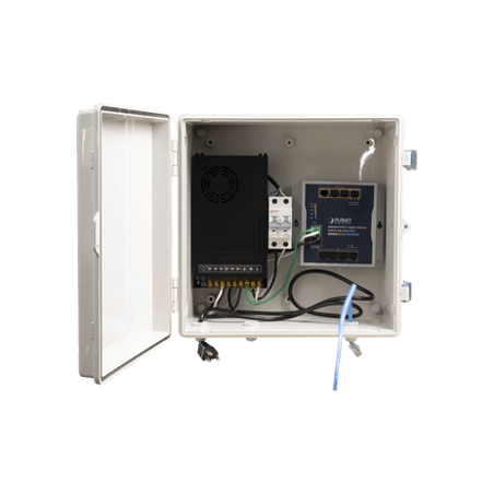 Switch para exterior / 8 puertos Gigabit con 4 puertos PoE 802.3at / P