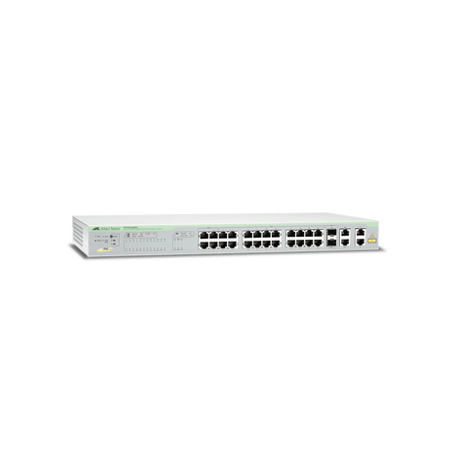 WebSmart Switch, 24 puertos PoE 10/100 Mbps  2 puertos 10/100/1000 Mbp