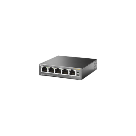 Switch PoE no Administrable de escritorio / 5 puertos 10/100 Mbps / 4