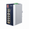 Switch Industrial PoE no administrable de 8 Puertos 10/100TX 802.3at,