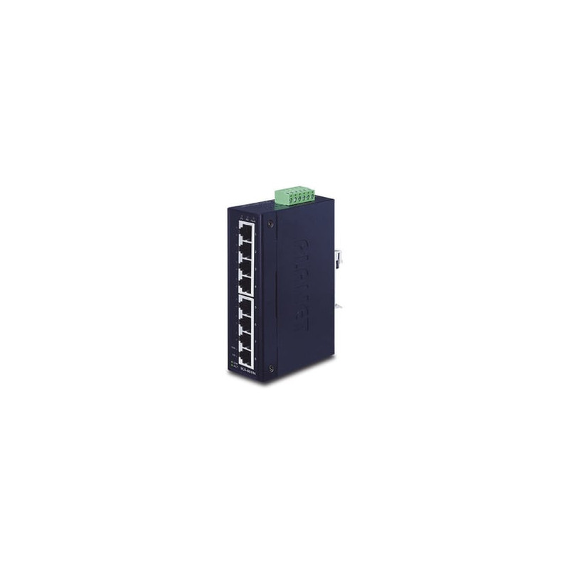 Switch Industrial Administrable Capa 2,  8 Puertos Gigabit, Doble Entr