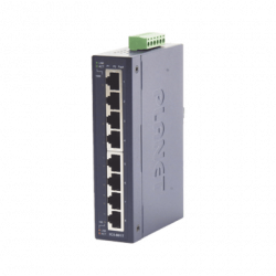 Switch Industrial No Administrable de 8 Puertos Gibabit 10/100/1000T,