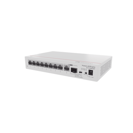 Switch Gigabit No Administrable PoE / 8 puertos 10/100/1000 Mbps (PoE)