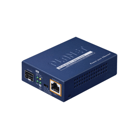 Convertidor de medios PoE 100/1000BASE-X SFP a 10/100/1000BASE-T 802.3