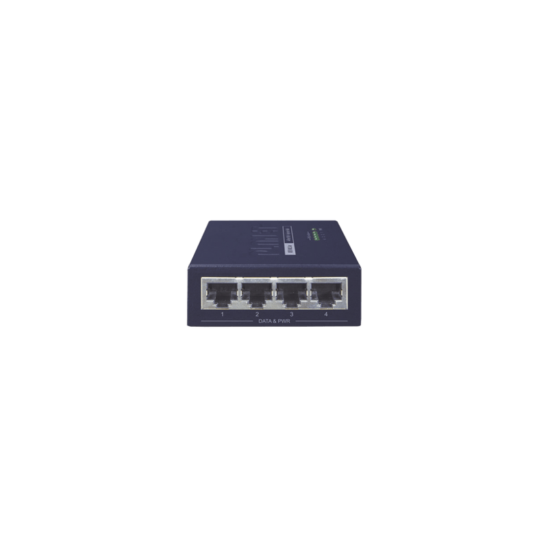 Inyector High PoE, de 4 Puertos Gigabit de Entrada, 4 Puertos PoE 802.