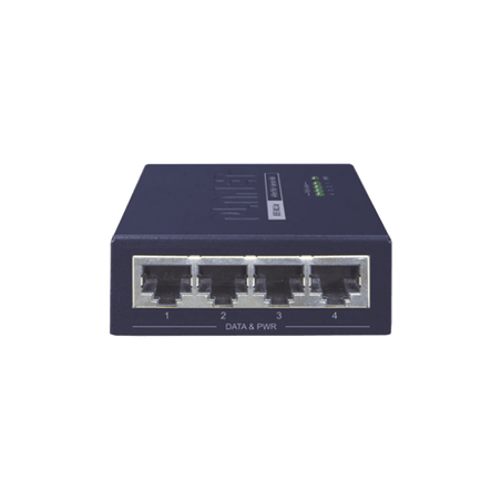 Inyector High PoE, de 4 Puertos Gigabit de Entrada, 4 Puertos PoE 802.
