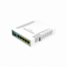 (hEX PoE) Routerboard 5 puertos Gigabit Ethernet PoE 802.3at, 1 Puerto