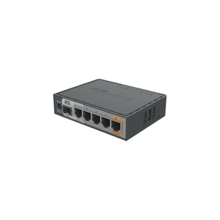 (hEX S) Router Dual Core, 5 puertos Gigabit, 1 Puerto SFP, PoE in, PoE
