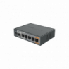 (hEX S) Router Dual Core, 5 puertos Gigabit, 1 Puerto SFP, PoE in, PoE