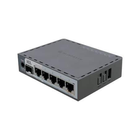 Router hEX S / 5 Puertos Gigabit Ethernet / 1 Puerto SFP 2.5G / Dual-C