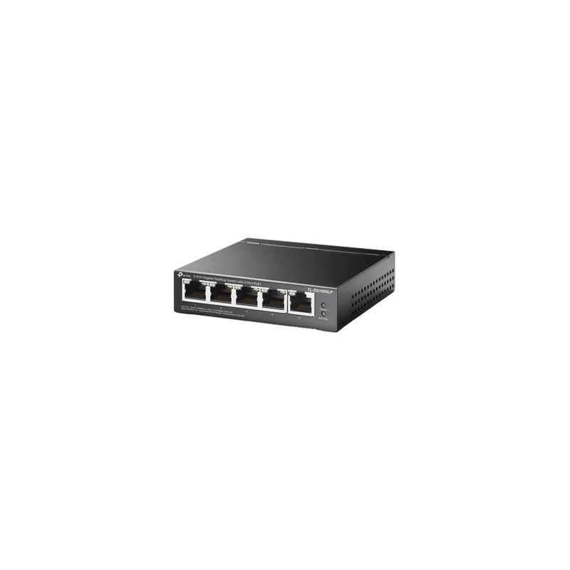 Switch Escritorio No Administrable de 5 puertos 100/100/1000 Mbps / Co