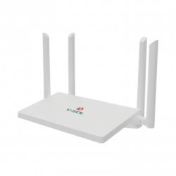 Router Inalámbrico/ WiFi 6 / 4 puertos LAN Gigabit/ Soporta Mesh / Dis