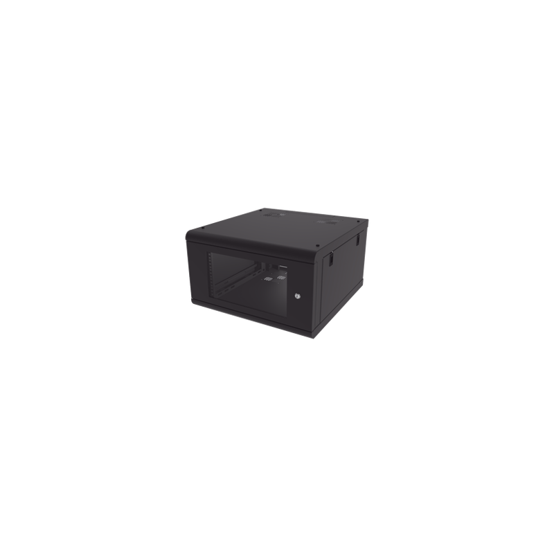 Gabinete de Pared con Puerta de Cristal Templado, 635 mm de Profundida