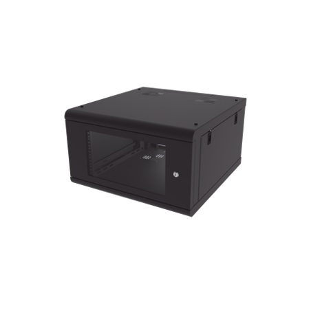 Gabinete de Pared con Puerta de Cristal Templado, 635 mm de Profundida