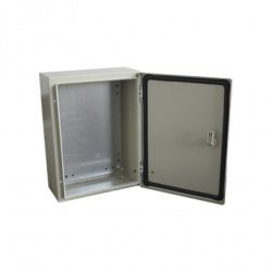 Gabinete de Acero IP66 Uso en Intemperie (300 x 400 x 200 mm) con Plac