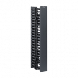 Organizador Vertical NetRunner, Doble (Frontal y Posterior), Para Rack