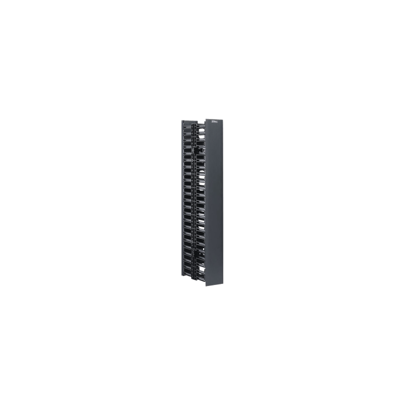 Organizador Vertical NetRunner, Doble (Frontal y Posterior), Para Rack