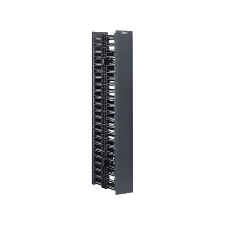 Organizador Vertical NetRunner, Doble (Frontal y Posterior), Para Rack