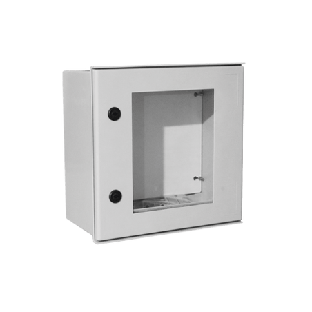 Gabinete de Poliéster IP65 Puerta Transparente, Uso en Intemperie (400
