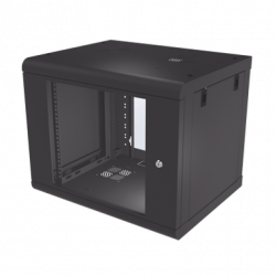 Gabinete de Pared de 9U con Puerta de Cristal Templado, 479.5 mm de Pr