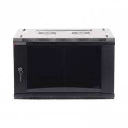 Gabinete PRECISION, Con Puerta de Cristal Templado, de 19in, 6UR, 450m