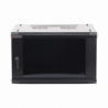 Gabinete PRECISION, Con Puerta de Cristal Templado, de 19in, 6UR, 450m