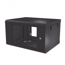 Gabinete de Pared de 6U con Puerta de Cristal Templado, 479.5 mm de Pr