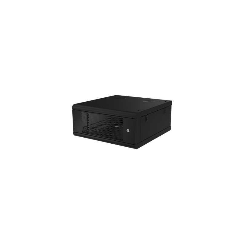 Gabinete de Pared con Puerta Perforada, 635mm de Profundidad, 4U Rack