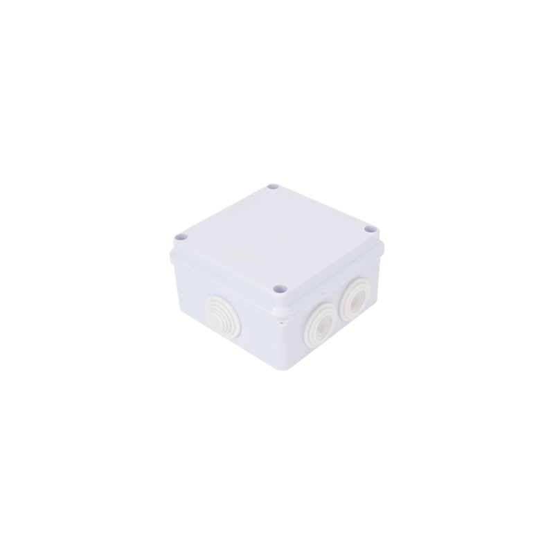 Caja de Conexiones Impermeable IP65, 7 Entradas, Dimensiones 100 x 100