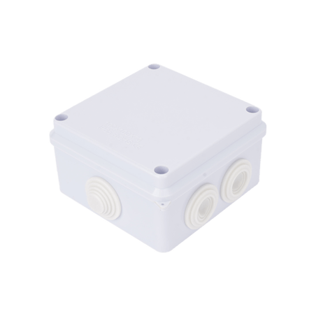 Caja de Conexiones Impermeable IP65, 7 Entradas, Dimensiones 100 x 100