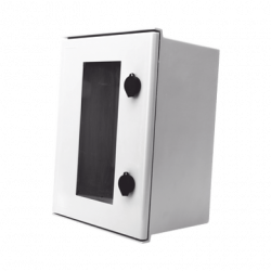 Gabinete de Poliéster IP65 Puerta Transparente, Uso en Intemperie (300