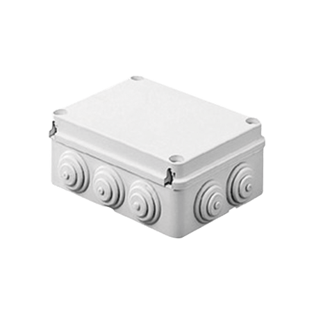 Caja de derivación de PVC Auto-extinguible con 12 entradas, tapa atorn