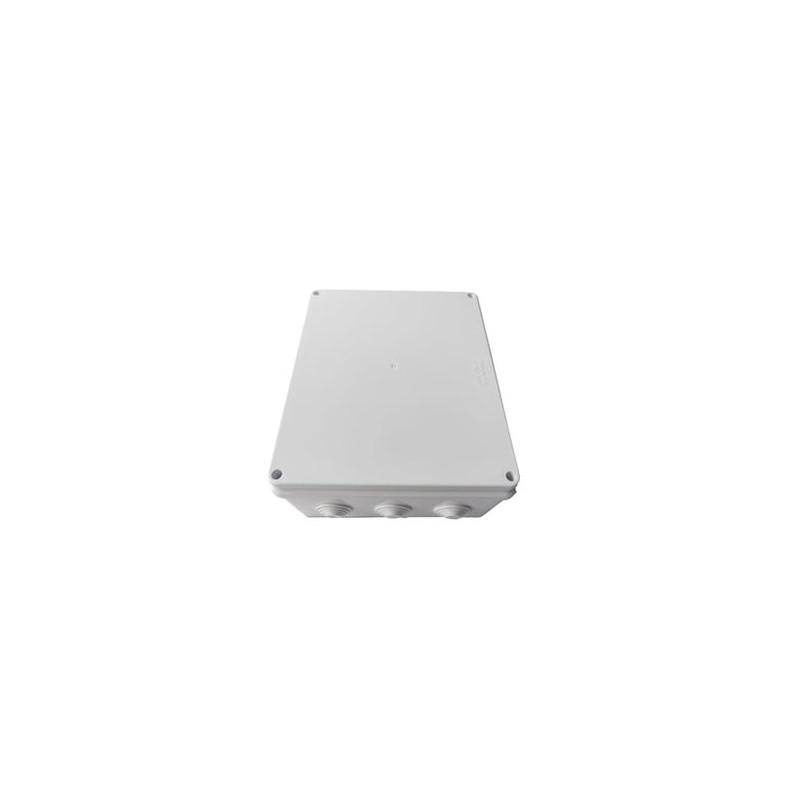 Caja de Conexiones Impermeable IP65, 12 Entradas, Dimensiones 300 x 25