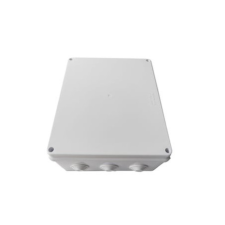 Caja de Conexiones Impermeable IP65, 12 Entradas, Dimensiones 300 x 25