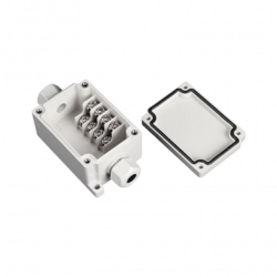 Caja de Conexión Exterior con Conexión Lateral para 4 Líneas (doble to