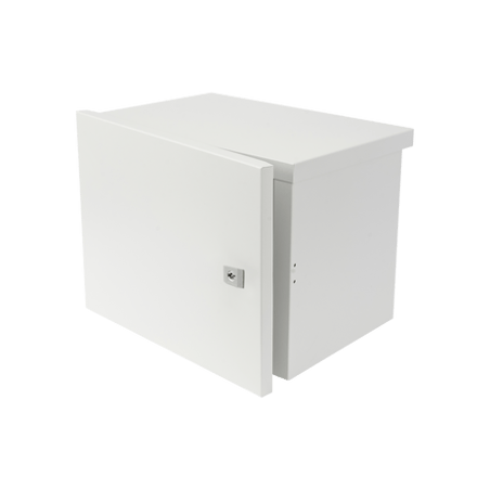 Gabinete para instalación de 2 Baterías PL4012, Fabricado en Lámina Ga