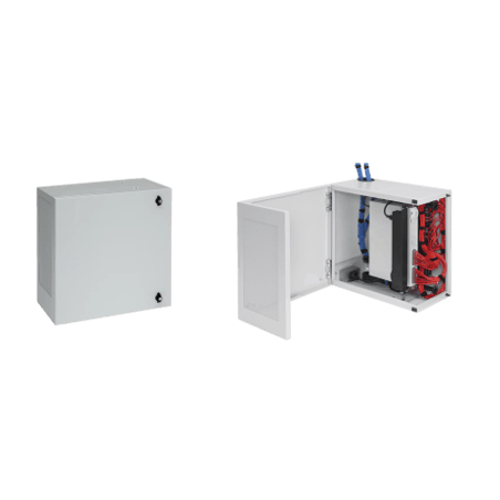 Gabinete de Montaje en Pared L-Box, 1219 x 610 x 313 mm, de Acero, 12