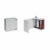 Gabinete de Montaje en Pared L-Box, 610 x 610 x 313 mm, de Acero, 6 UR