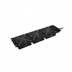 Kit de 3 Ventiladores para Montaje en Rack de 19 in, Alimentación 120