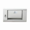 Gabinete de Pared de 6U con Puerta de Cristal Templado, 455 mm de Prof