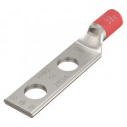 Terminal de Compresión / 8 AWG CU / Dos Orificios / Tamaño del Tornill