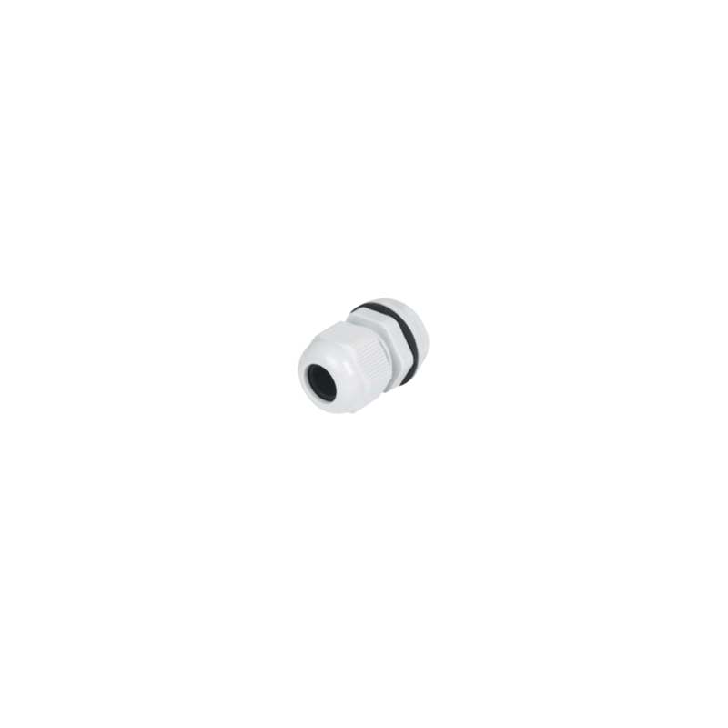 Conector Plástico Tipo Glándula para Cable de 12 a 15 mm de Diámetro.
