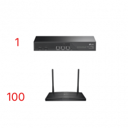 Kit para ISPs / OLT DS-P7001-01 con Paquete de 100 ONUs Modelo XC220G3