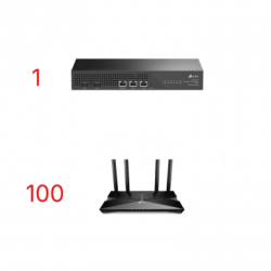 Kit para ISPs / OLT DS-P7001-01 con Paquete de 100 ONUs Modelo XX230V.