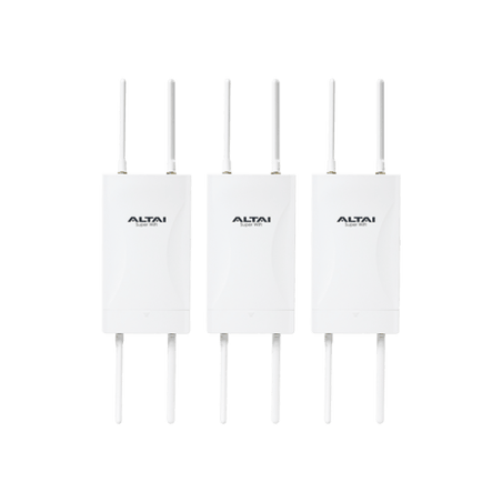 Kit de 3 Puntos de Acceso WiFi 6 y PTMP Omnidireccional, Doble Banda S