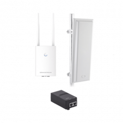 Kit de radio GWN7605LR con antena TXS25619DP, para amplia cobertura de