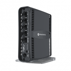 (hAP ax2) Router inalámbrico Wi-Fi 6 160mW de Potencia, 5 puertos giga